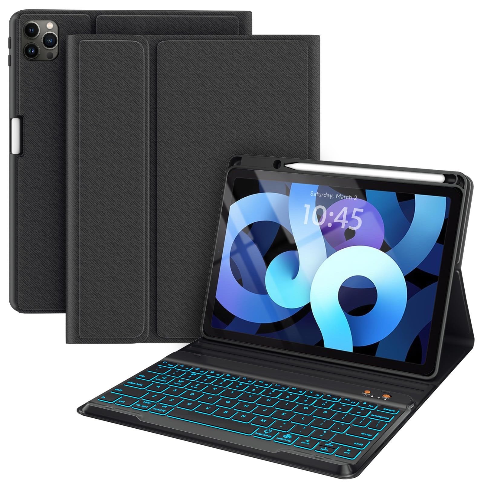 BLUTLOTUS Keyboard Case For IPad Air 11-Inch(M3 M2)/10.9-Inch Air 5th 4th Gen BL