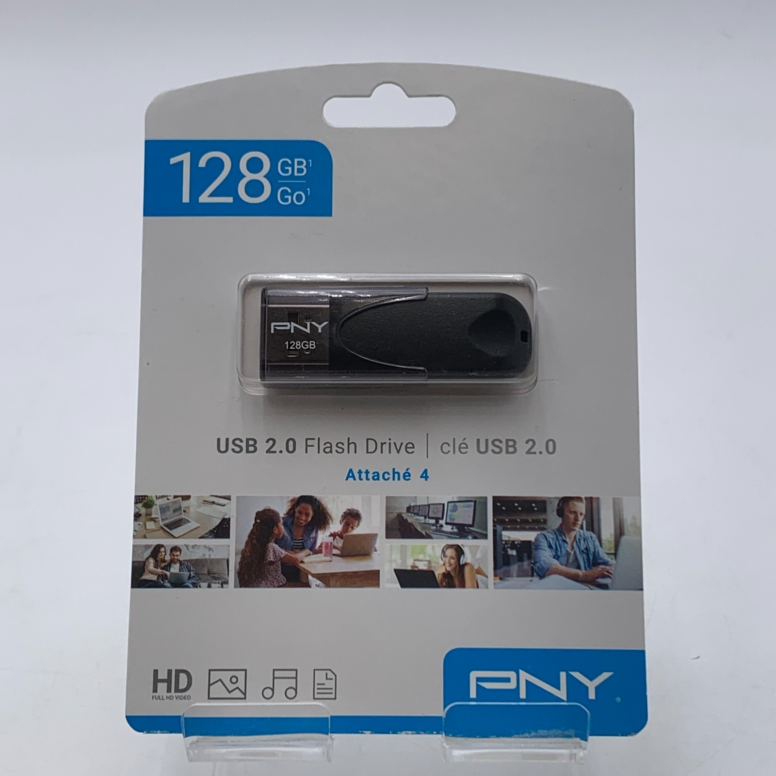PNY Attache 4 128GB USB 2.0 Flash Drive - New In Box