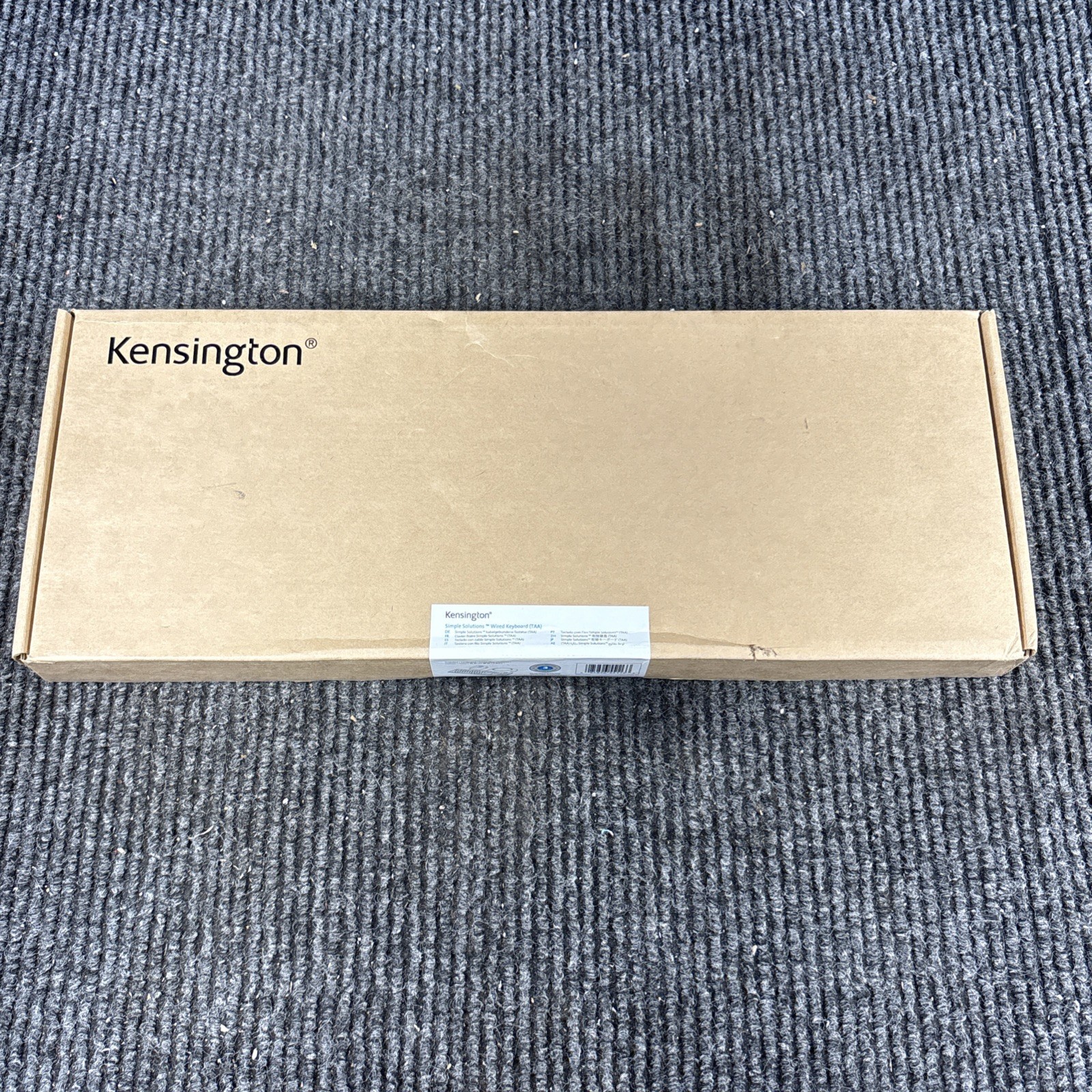 K55115US-BLACK Kensington Simple Solutions Wired Keyboard w Smart Card Reader