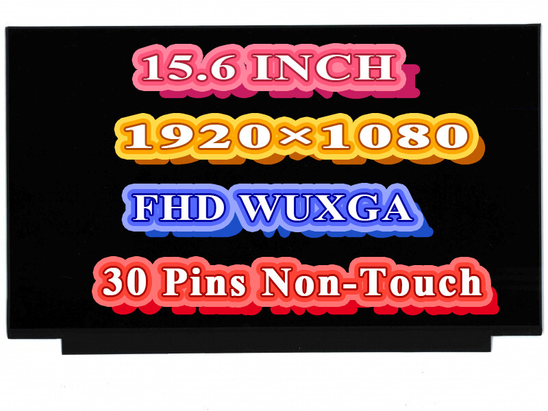 Lenovo 5D10S68976 02DA366 NV156FHM-N48 Non-Touch Led Lcd Screen 15.6" FHD 30Pins