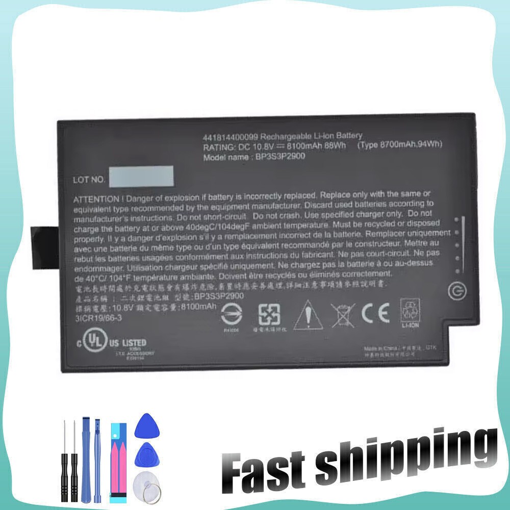 BP3S3P2900 Replacement Battery For Getac B300 B300X BP3S3P2900(P) BP3S3P2600(S)