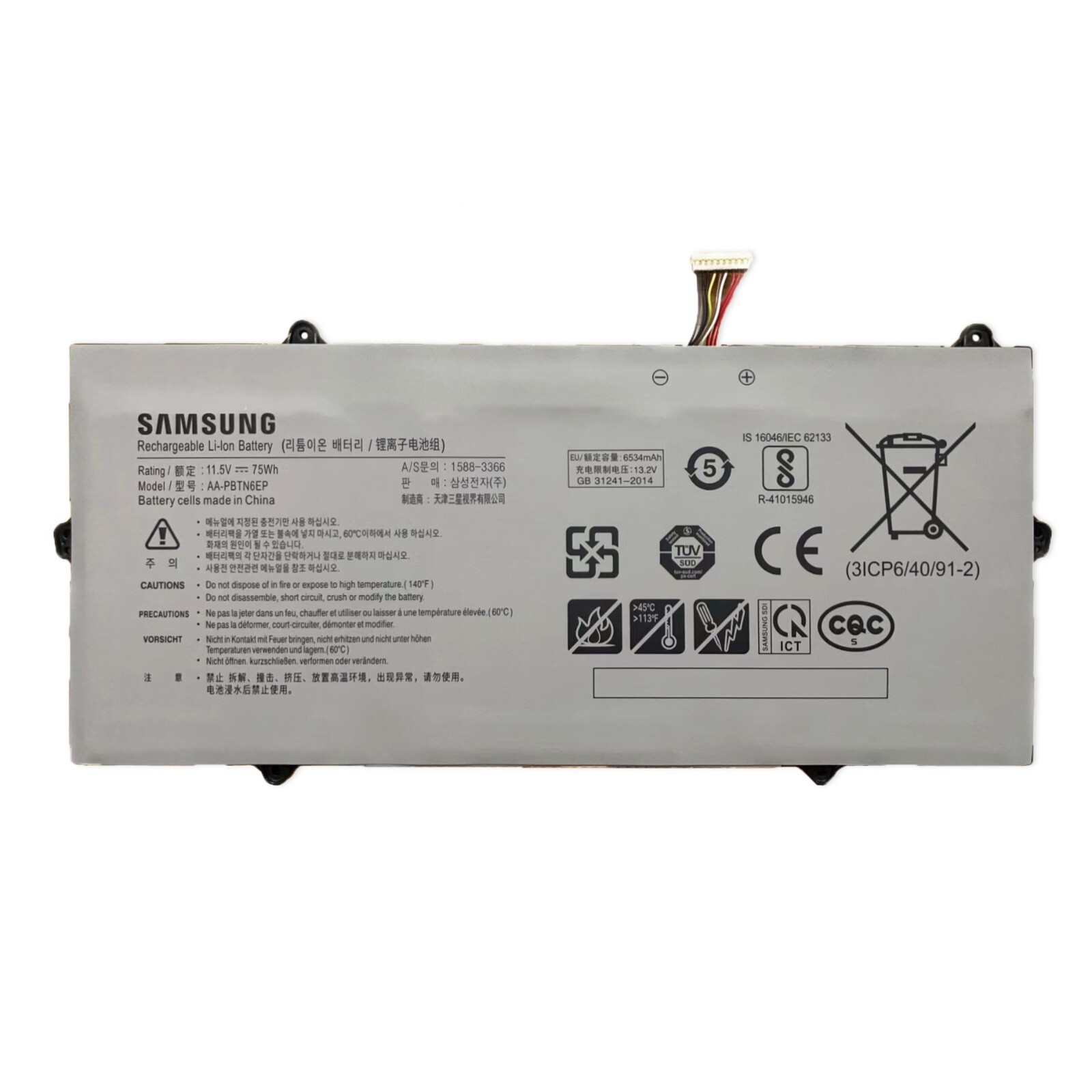Genuine battery AA-PBTN6EP for SAMSUNG 900X5T 900X5T-X78L 900X5T-X01 900X5T-X02