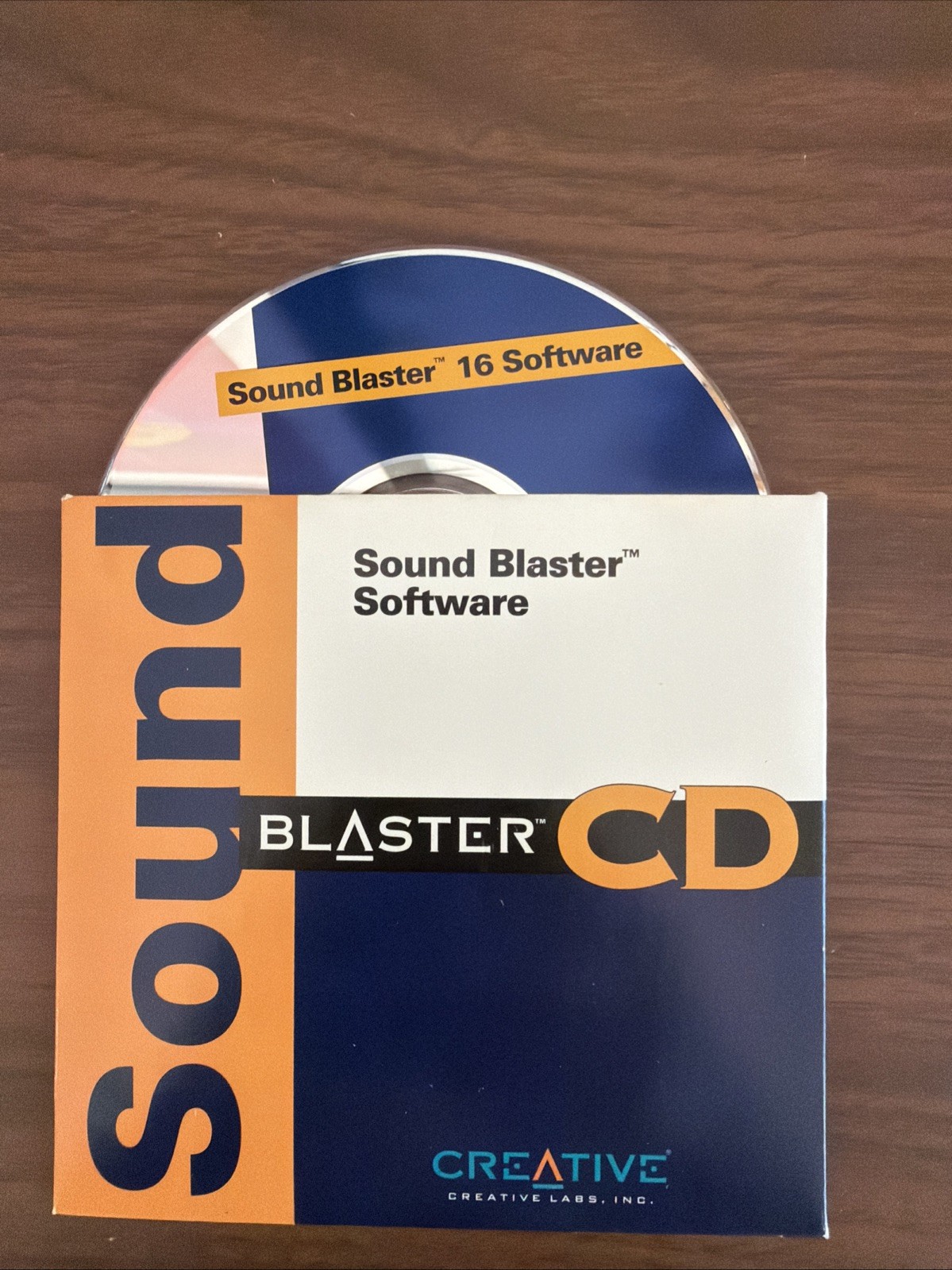 Vintage Creative Labs Sound Blaster 16 Software CD-ROM DOS Windows 3.1 Original
