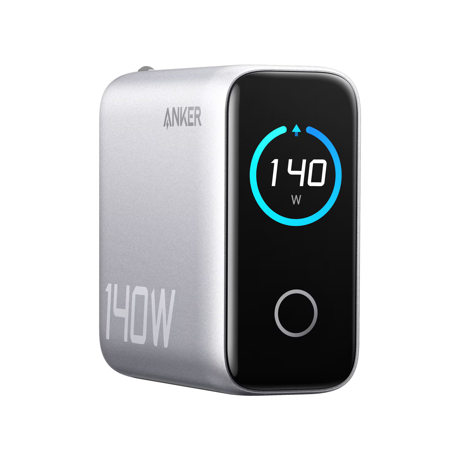 Anker - Laptop Charger (140W, 4-Port, PD 3.1) - Silver