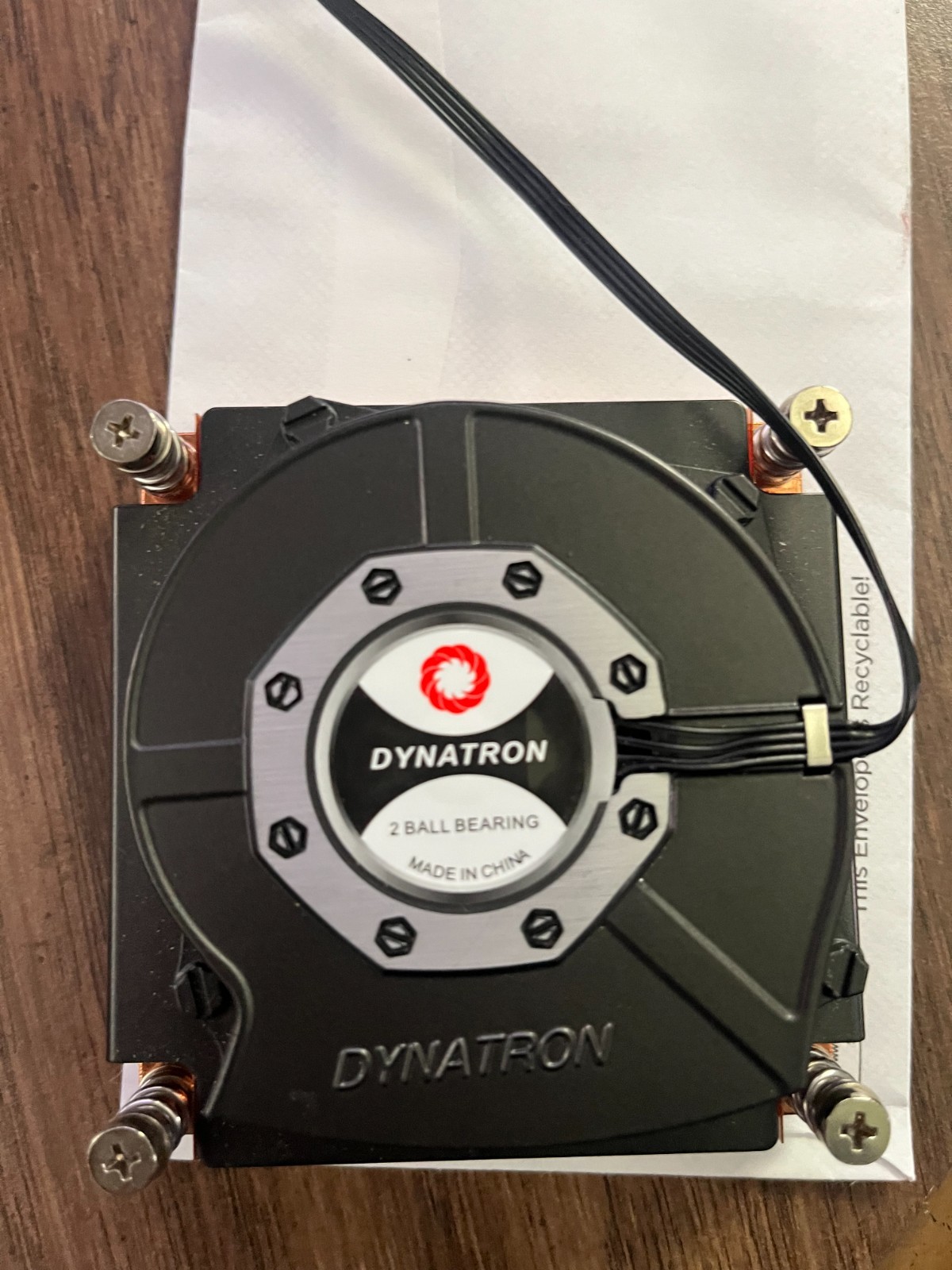 Dynatron DB128015BU-B - 2 Ball Bearing Top Motor Fan Heatsink Socket LGA115X