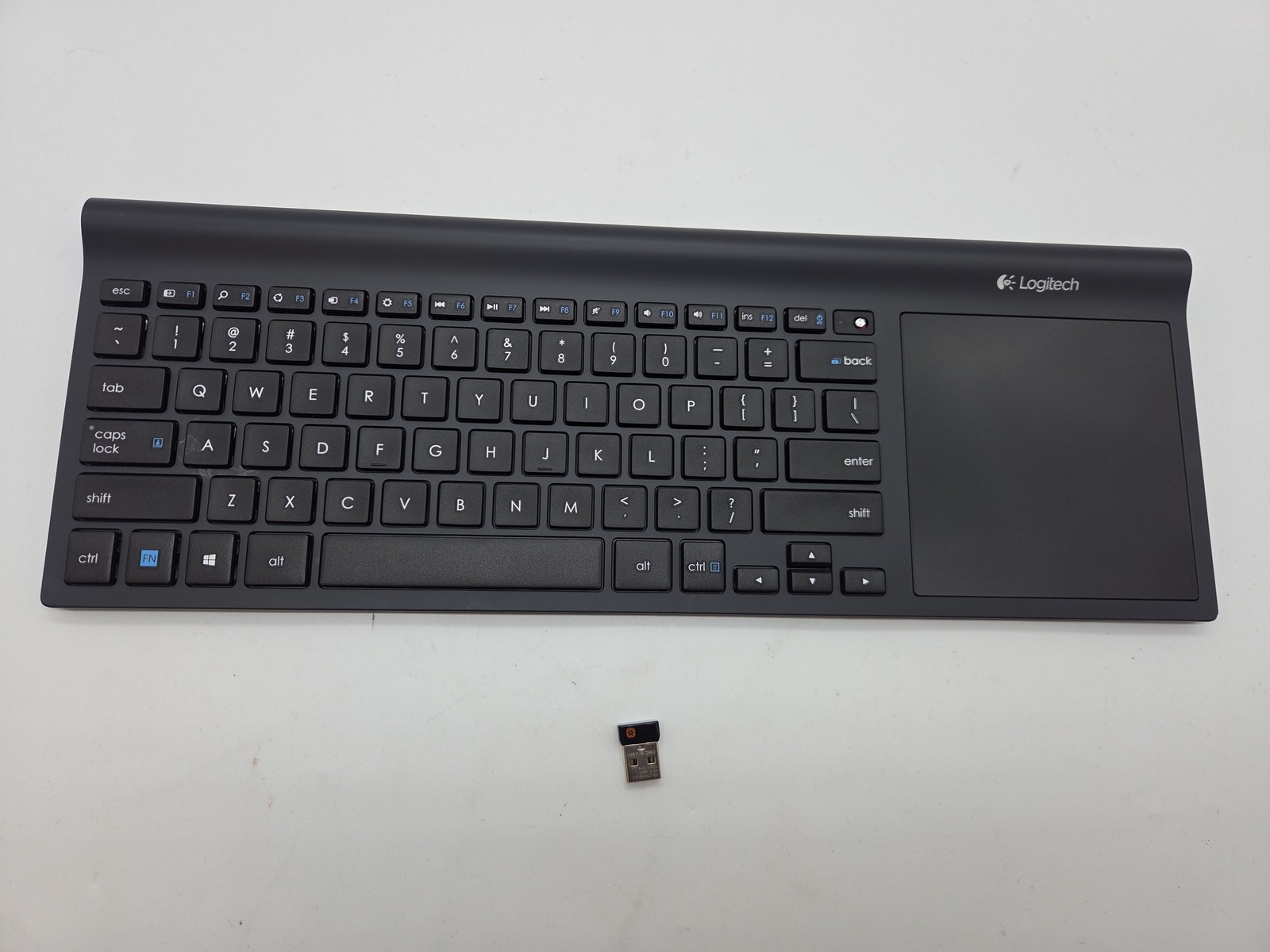 LOGITECH Wireless All-In-One Keyboard TK820 Built-In Touchpad With USB Dongle