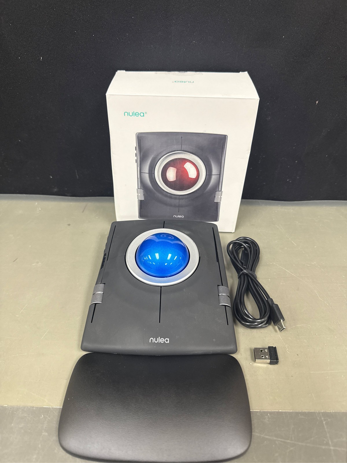 Nulea Wireless Trackball Mouse Ergonomic 55mm Large Ball Ambidextrous