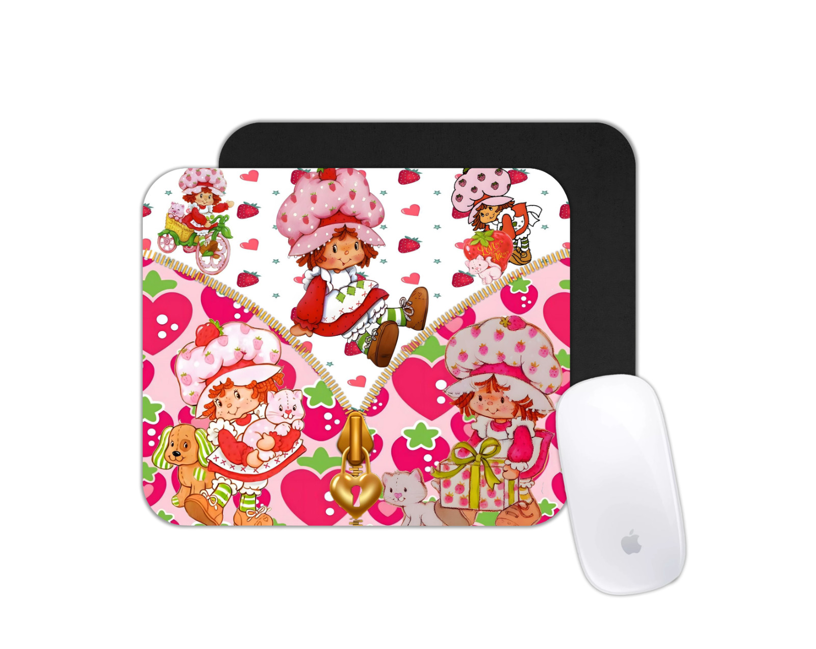 Berry Sweet Mouse Pad | Cute Strawberry Theme Desk Mat Gift for Fans