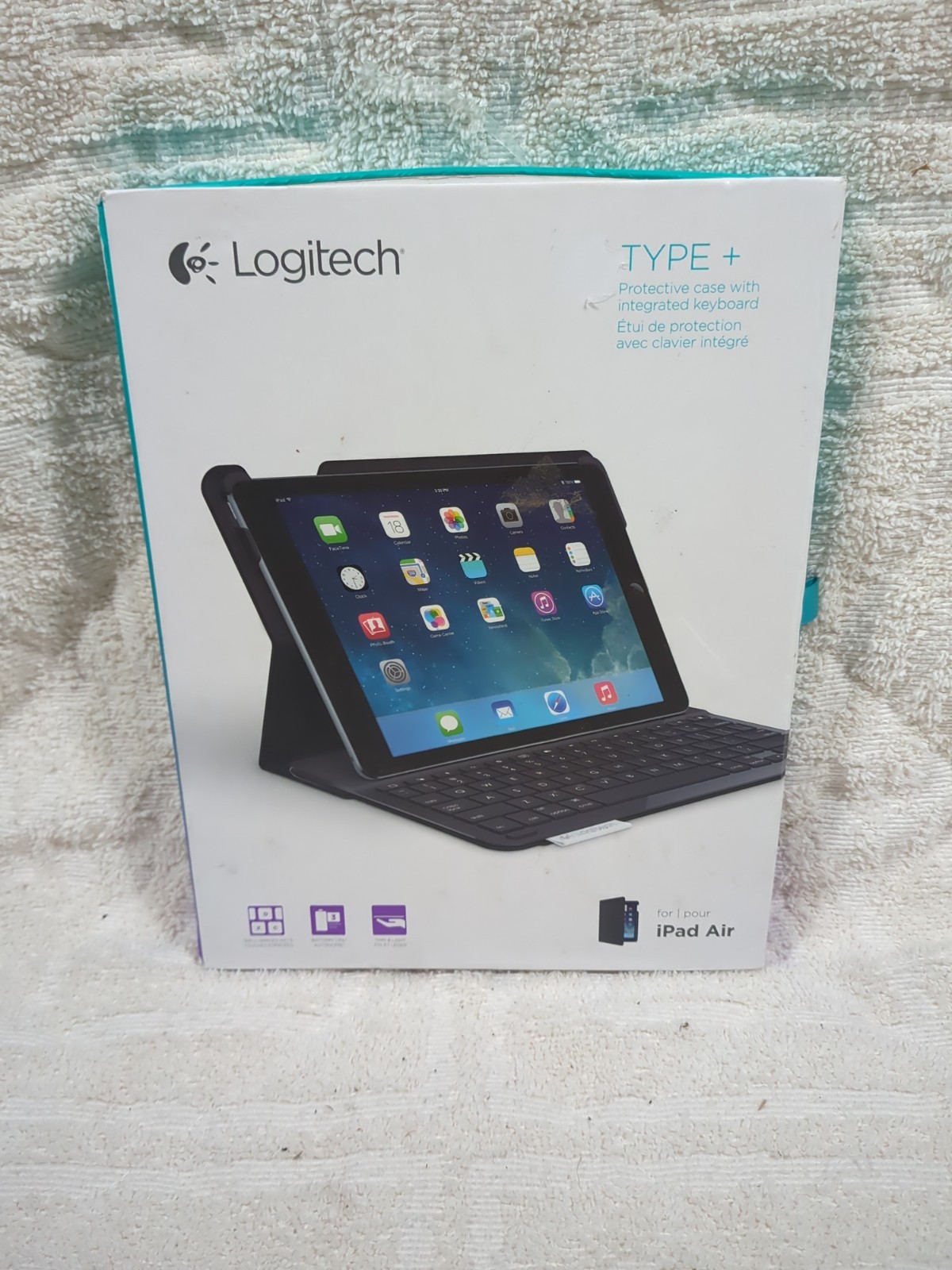 Logitech Type + Protective Case Integrated Keyboard iPad Air 1st Gen BRAND NEW