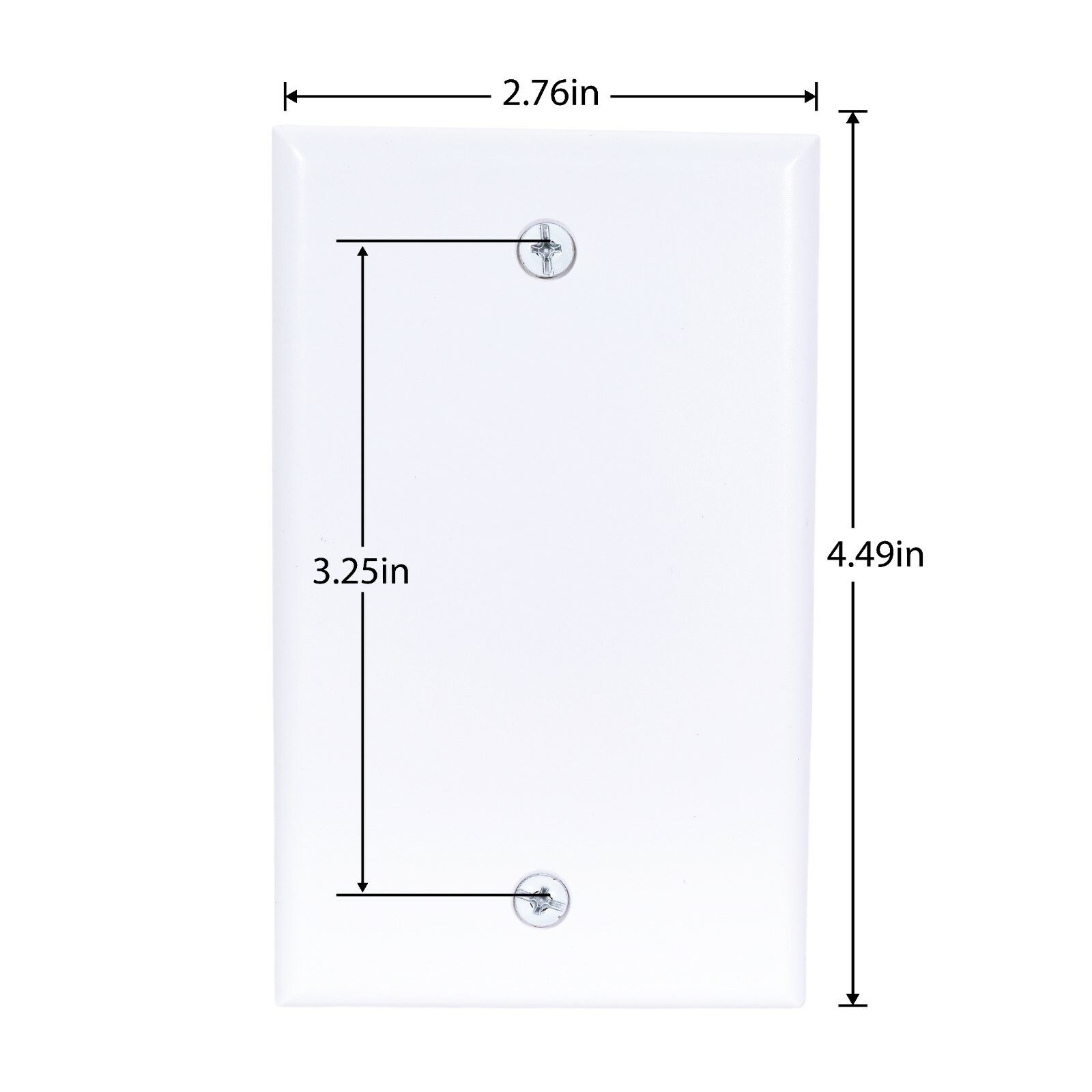 Wall Plate for Cat6 Cat5e Cat7 Cat5 RJ45 Keystone Jack White Lot