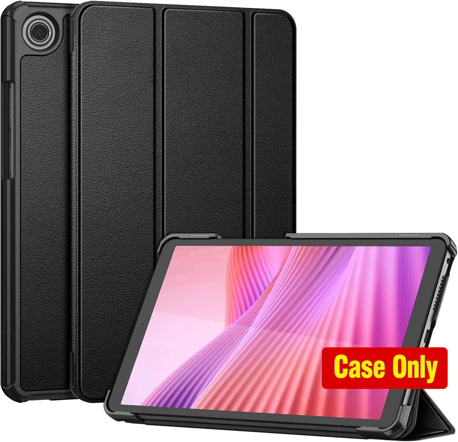 Lightweight Slim Shell Stand Case for Lenovo Tab One 8.7" 2025, Auto Sleep/Wake,