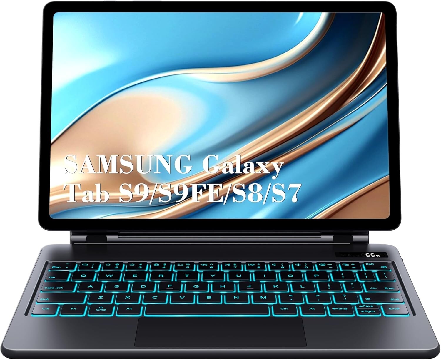 Chesona Magic-Style Keyboard Case for Samsung Galaxy Tab