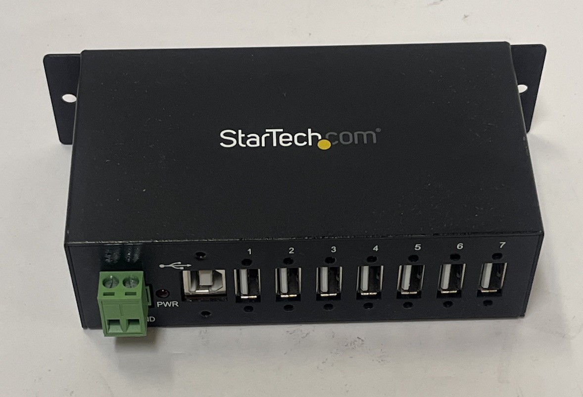 StarTech 7-Port Industrial USB2.0 Rail Mountable Hub  ST7200USBM