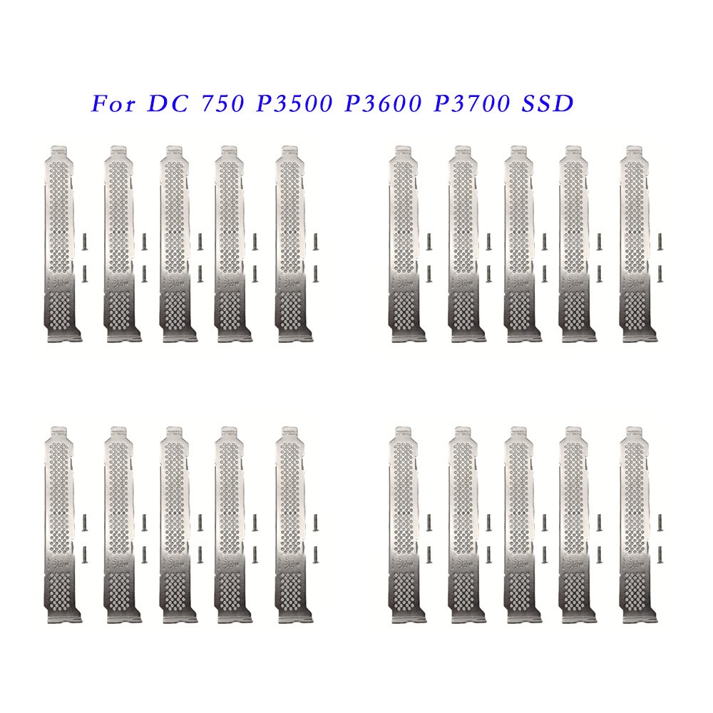 20pcs Full Long Height Bracket for Intel DC 750 P3500 P3600 SSD P3700 New