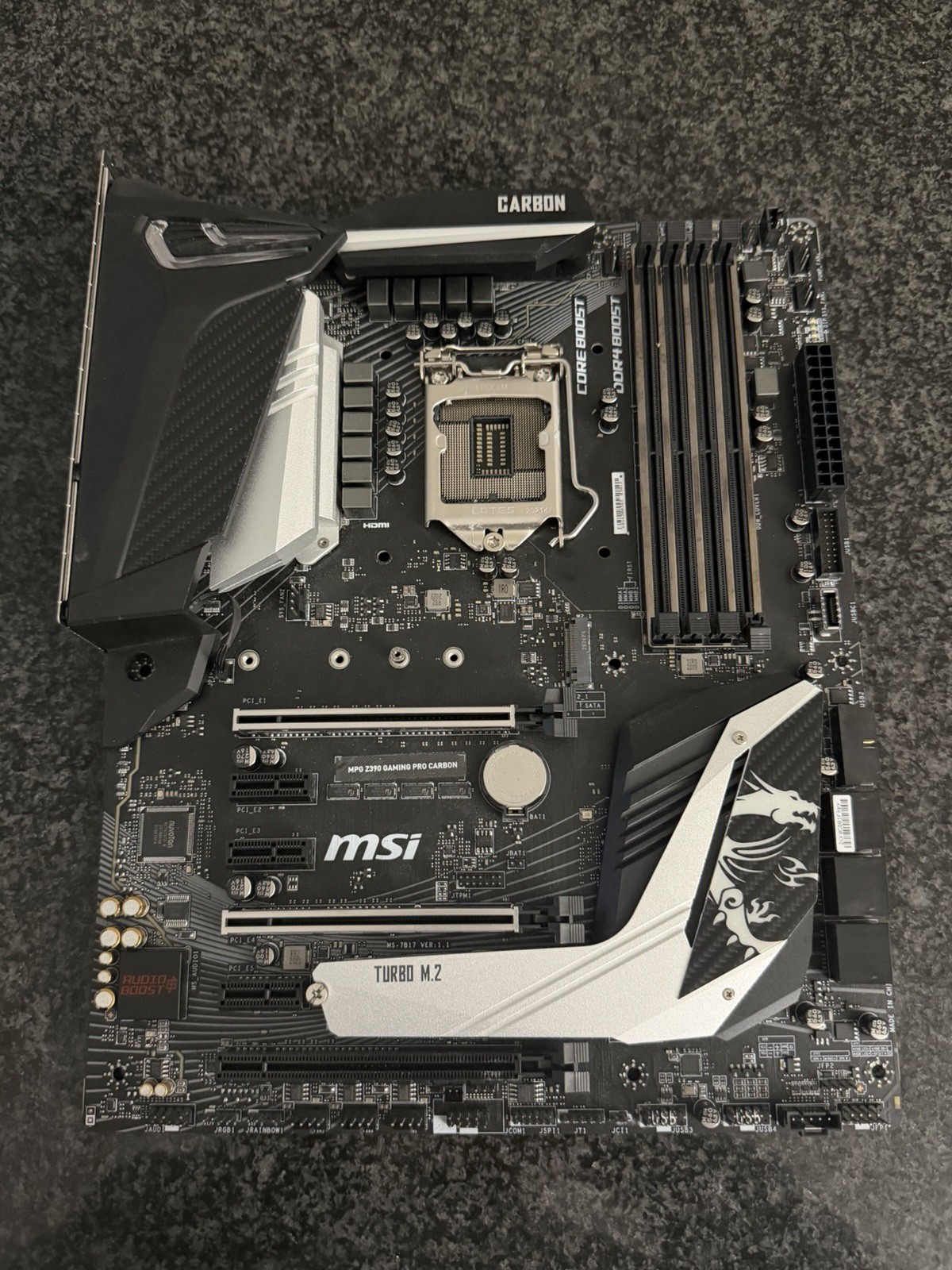 MSI MPG Z390 GAMING PRO CARBON LGA 1151 Intel Motherboard #1090