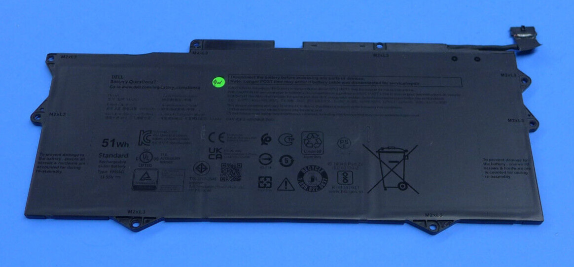 New Genuine Dell XPS 13 9315 Laptop Battery 51Wh (NOT FOR 2-in-1) YM15G