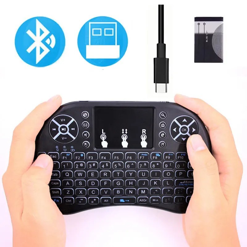 Wireless Mini Keyboard Remote Control Touchpad Smart TV Android TV Box PC 2.4GHz