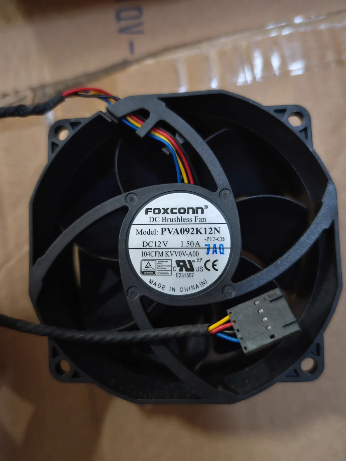 FOXCONN PVA092K12N DC12V 1.50A 4-Pin Server Cooling Fan