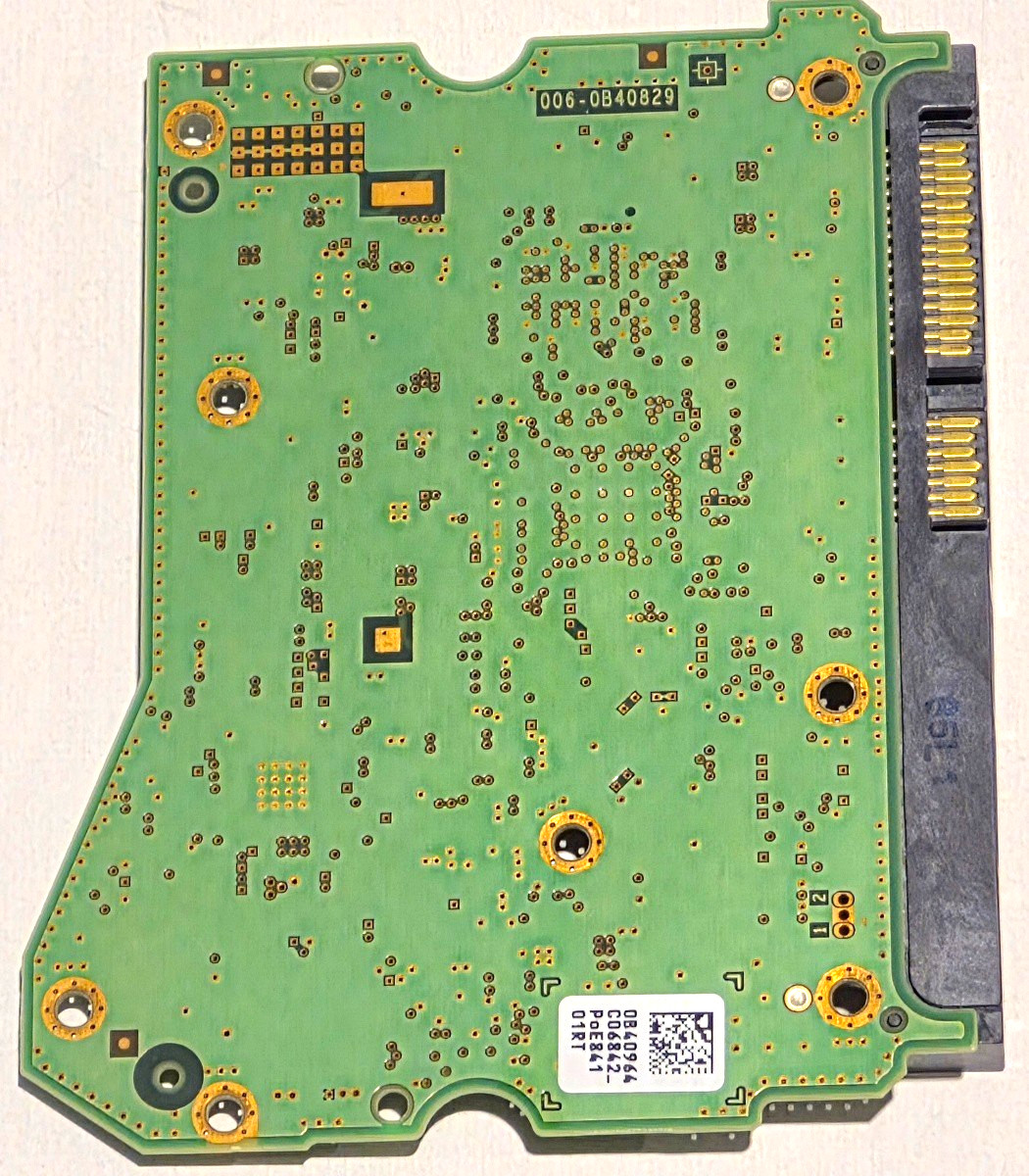PCB 006-0B40829 QR: 0B40964 C06842_ SATA 3.5" WD100EMAZ 10TB WESTERN DIGITAL