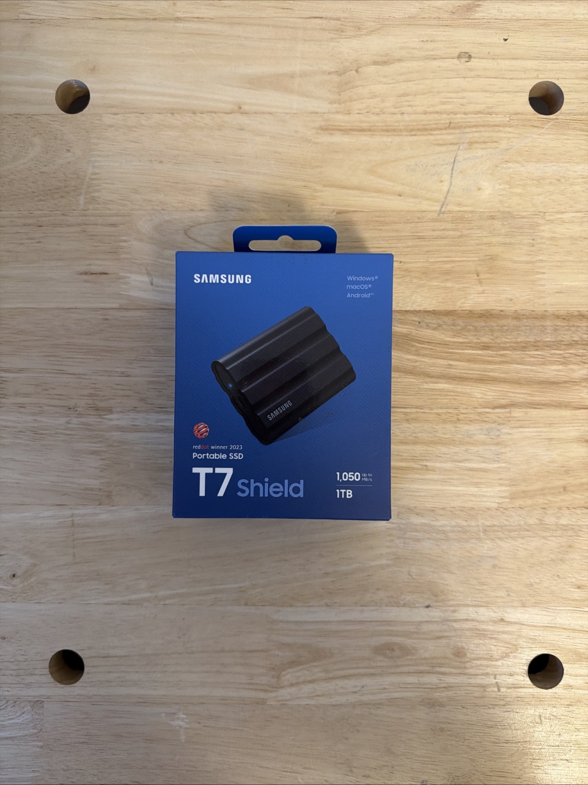 Samsung T7 Shield 1-TB External Portable SSD - Black New Sealed