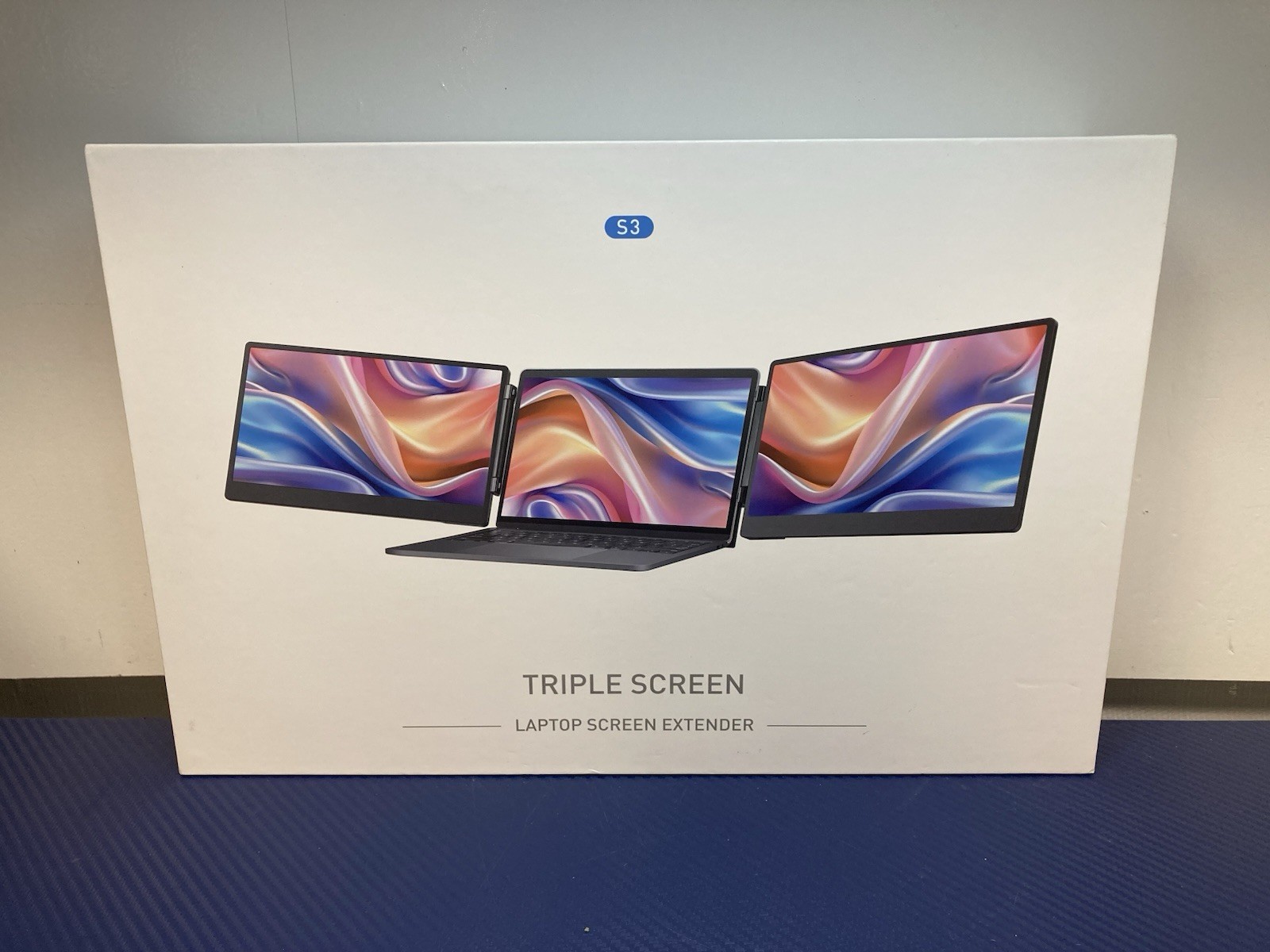S3 Laptop Screen Extender 14" Display 1080P IPS Triple Screen Plug & Play