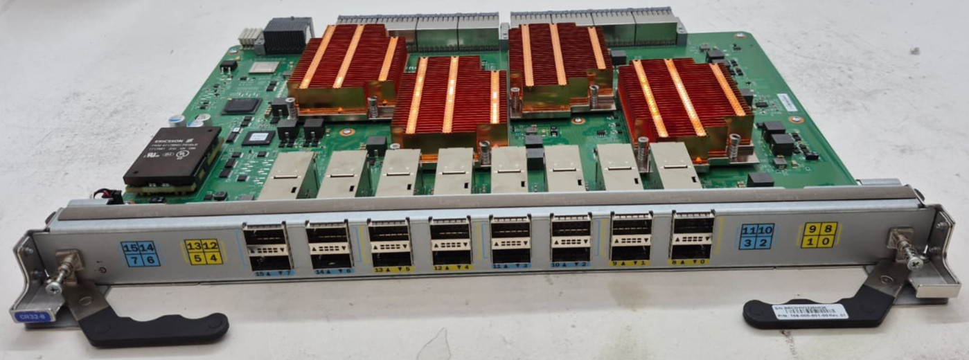 Brocade CR32-8 Core Routing Blade for Brocade X6-8  16x 4x32 Gbps QSFP+ ports