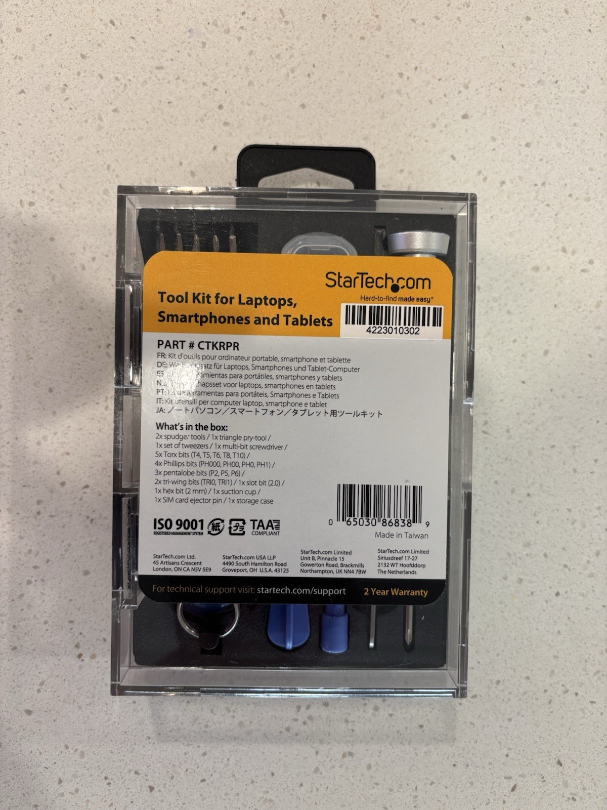 StarTech.com Tool Kit for Laptops Smartphones Tablets CTKRPR