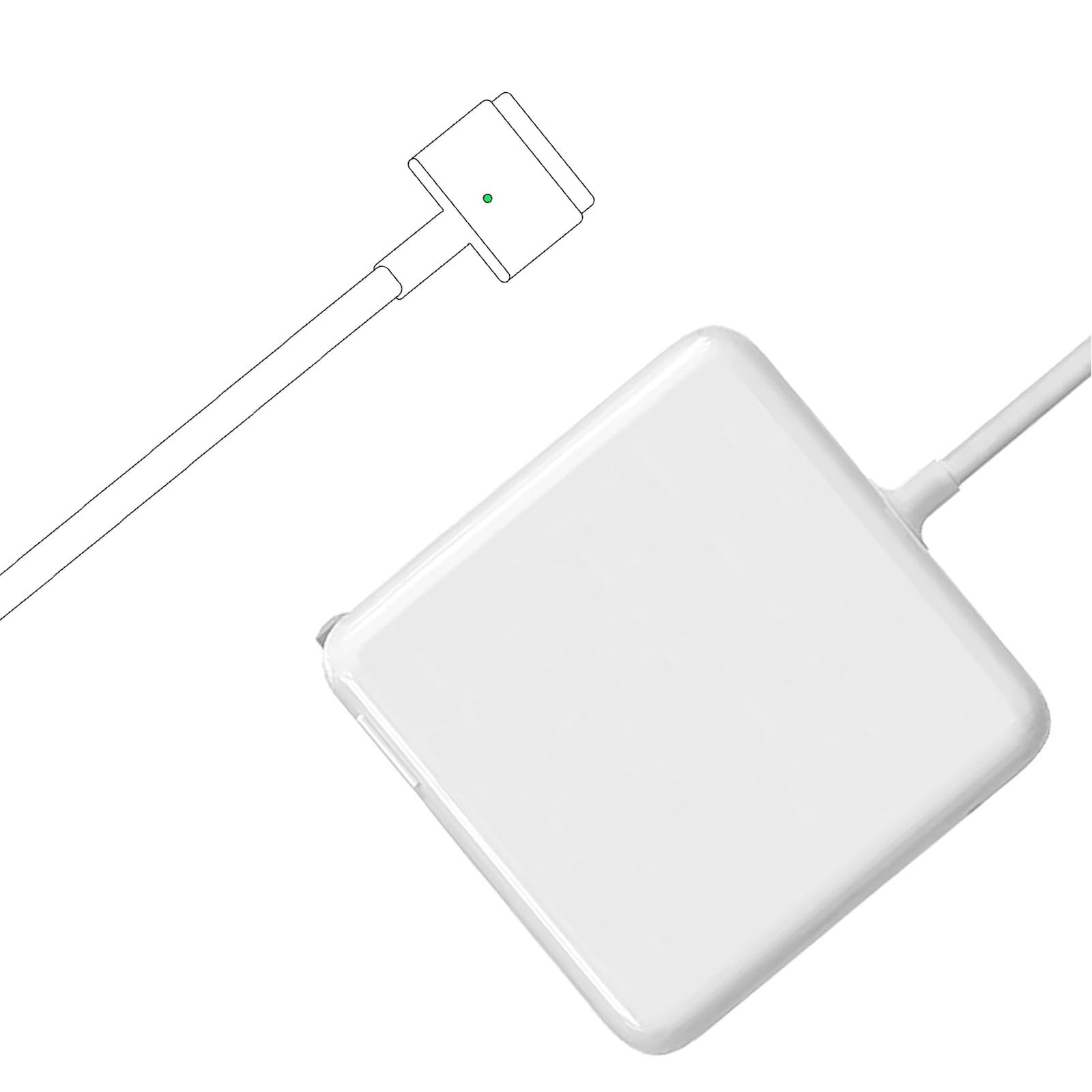 Mac Book Pro Charger 85W - Magnetic 2 T-Tip Power Adapter, Compatible with Ma...