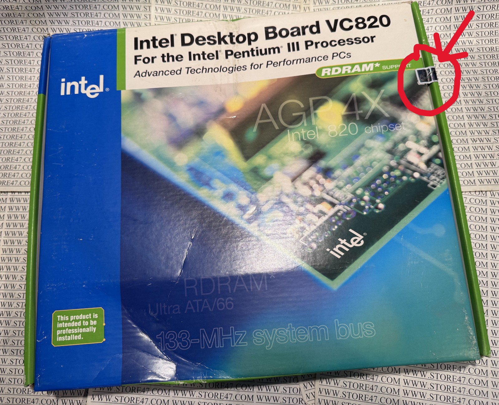NOS NEW Vintage Intel Desktop Board VC820 AA 744044-407 VC820R