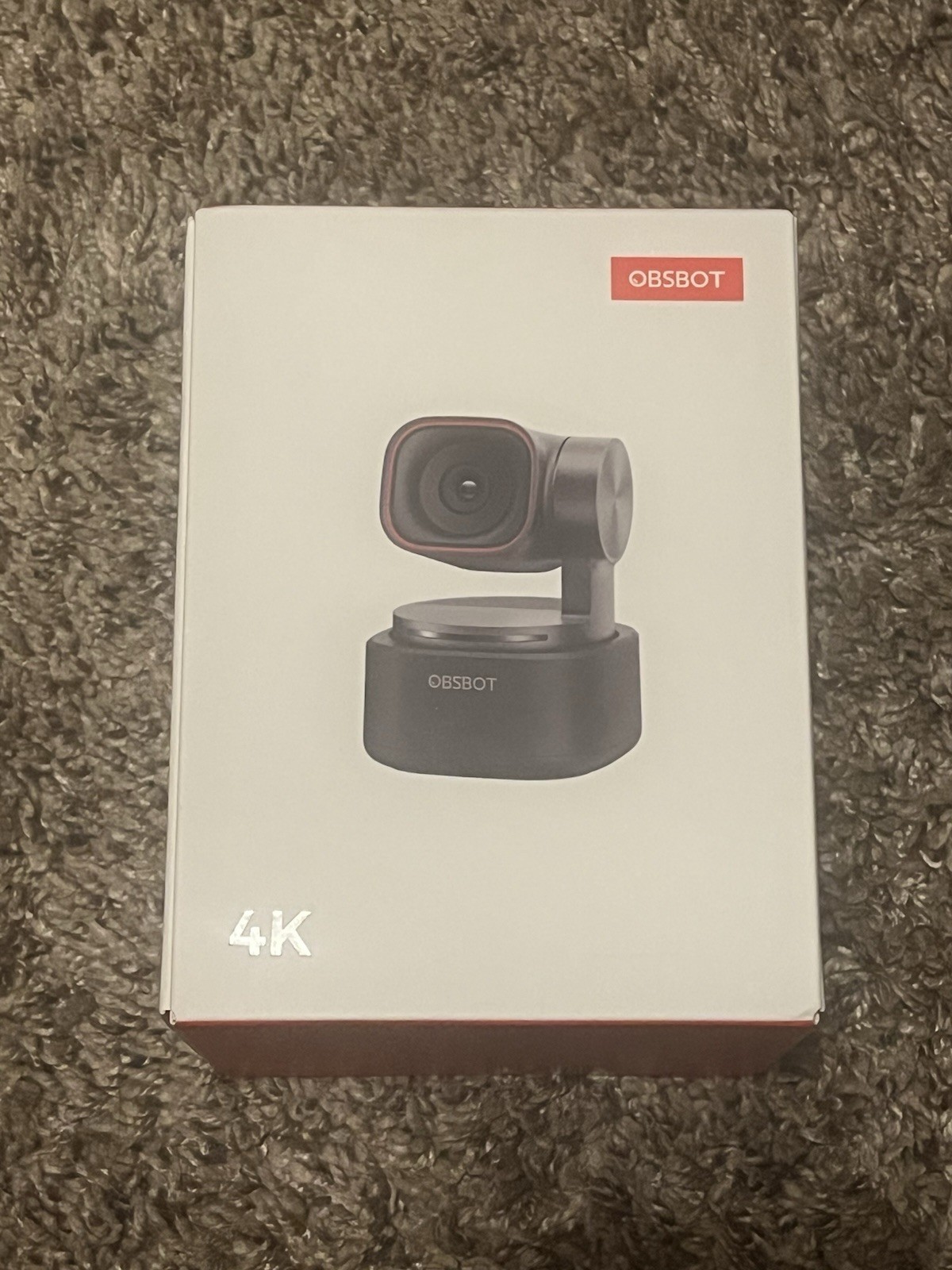 Open Box OBSBOT Tiny 3 AI-Powered Spatial Audio 4K PTZ Webcam