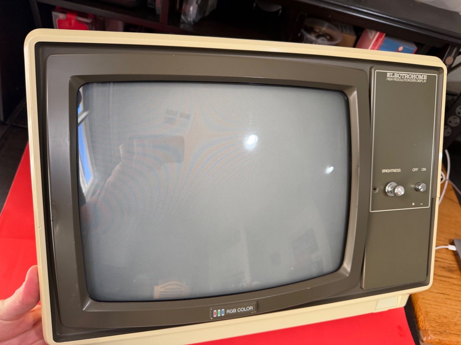 Electrohome High Resolution Data Display RGB Monitor / Apple II - III