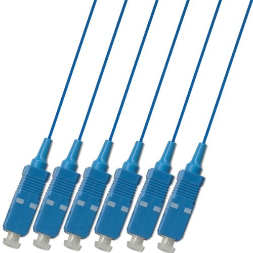 50M Outdoor Multimode 6 Strand Fiber Optic Cable 62.5/125 SC Patch Cable Network