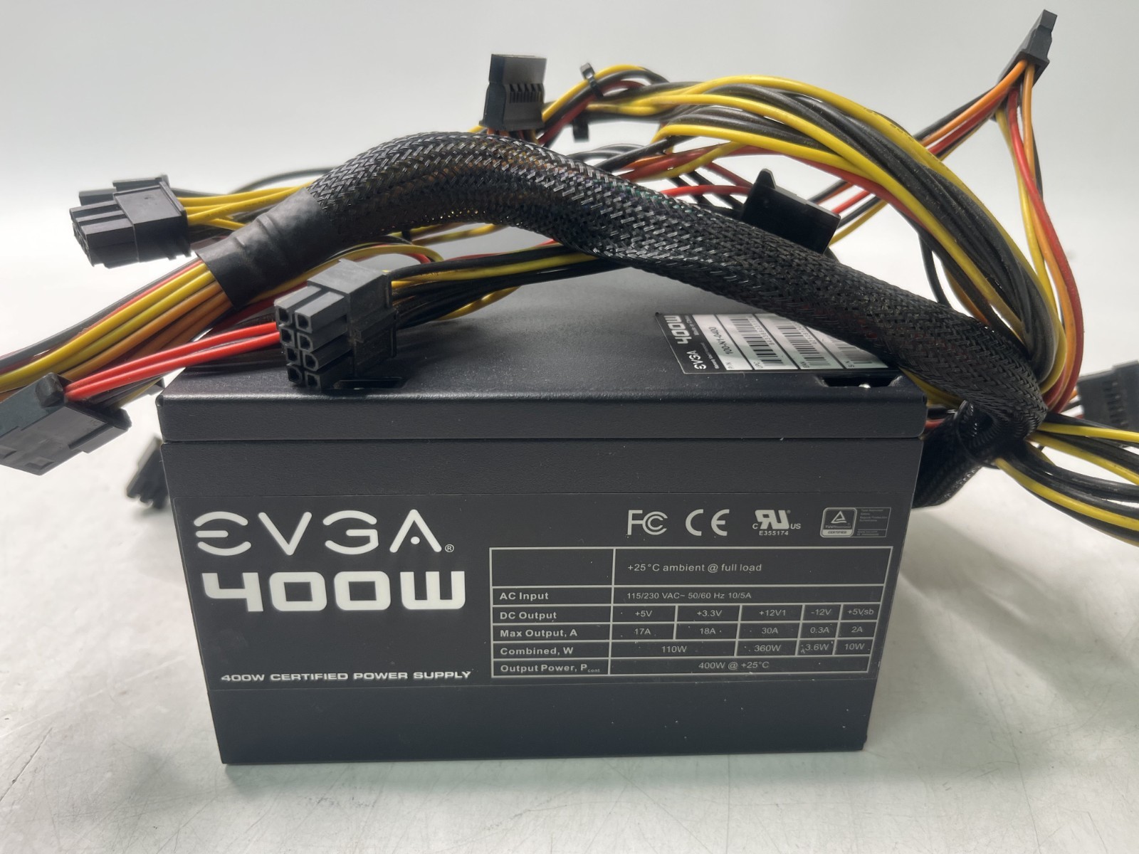 EVGA 400W Power Supply Model 100-N1-0400