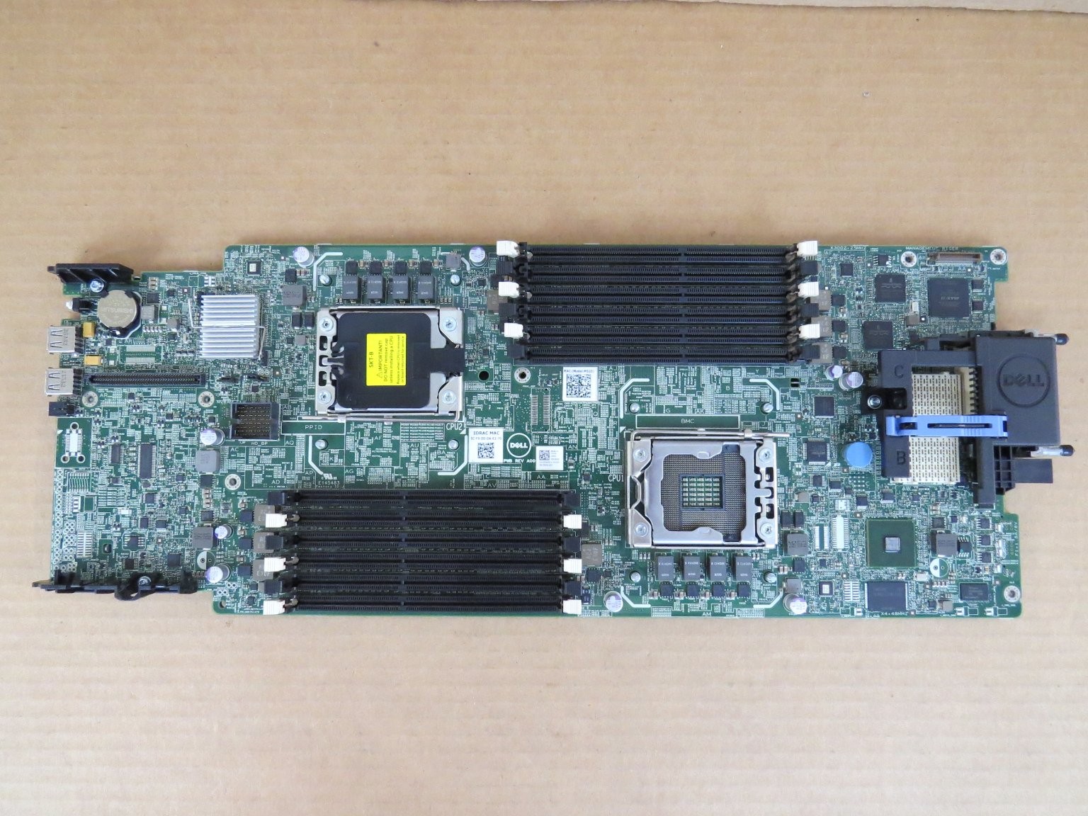Dell 0DW6GX Server Motherboard Dual LGA2011-3 DDR4 PWB REV A00 PowerEdge M520