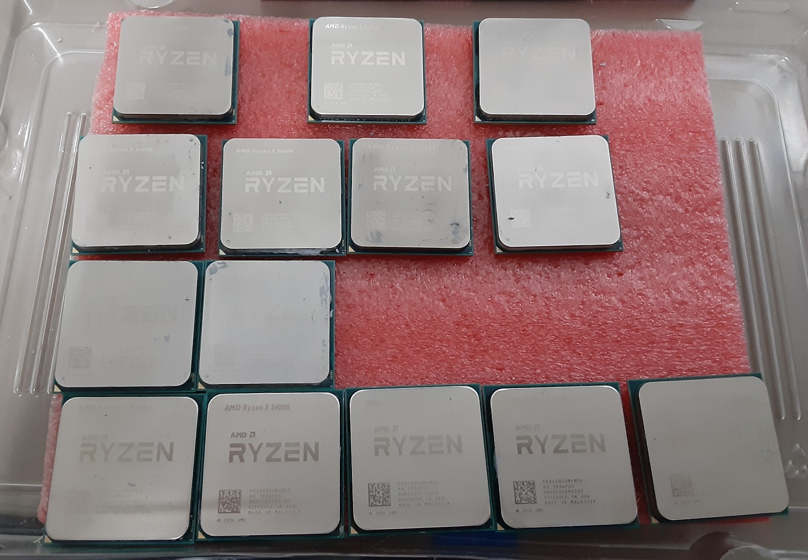 *LOT OF 14* AMD Ryzen CPUs AM4 Socket | See Description