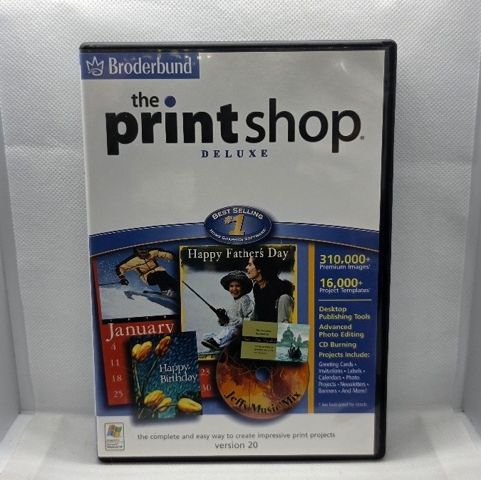 Broderbund The Print Shop Deluxe Version 20 (PC, Windows)