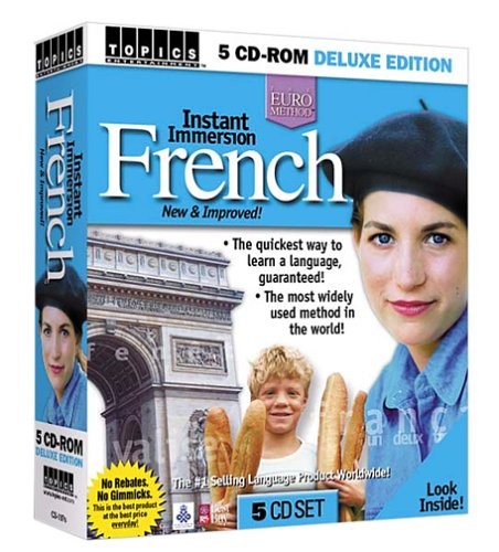 Instant Immersion French V1.0 Software  Very Good