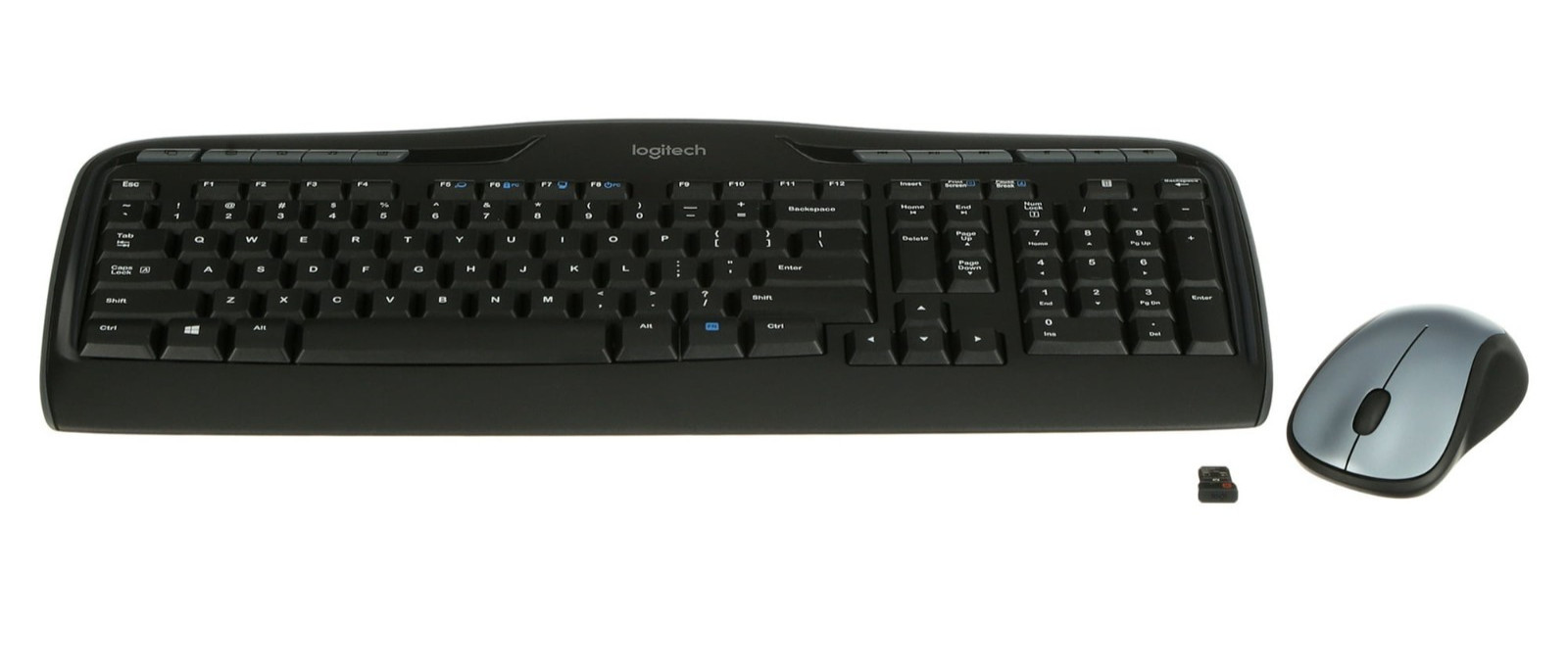 Logitech MK320 Wireless Mouse & Full Size Keyboard Combo Media Keys (920-010322)