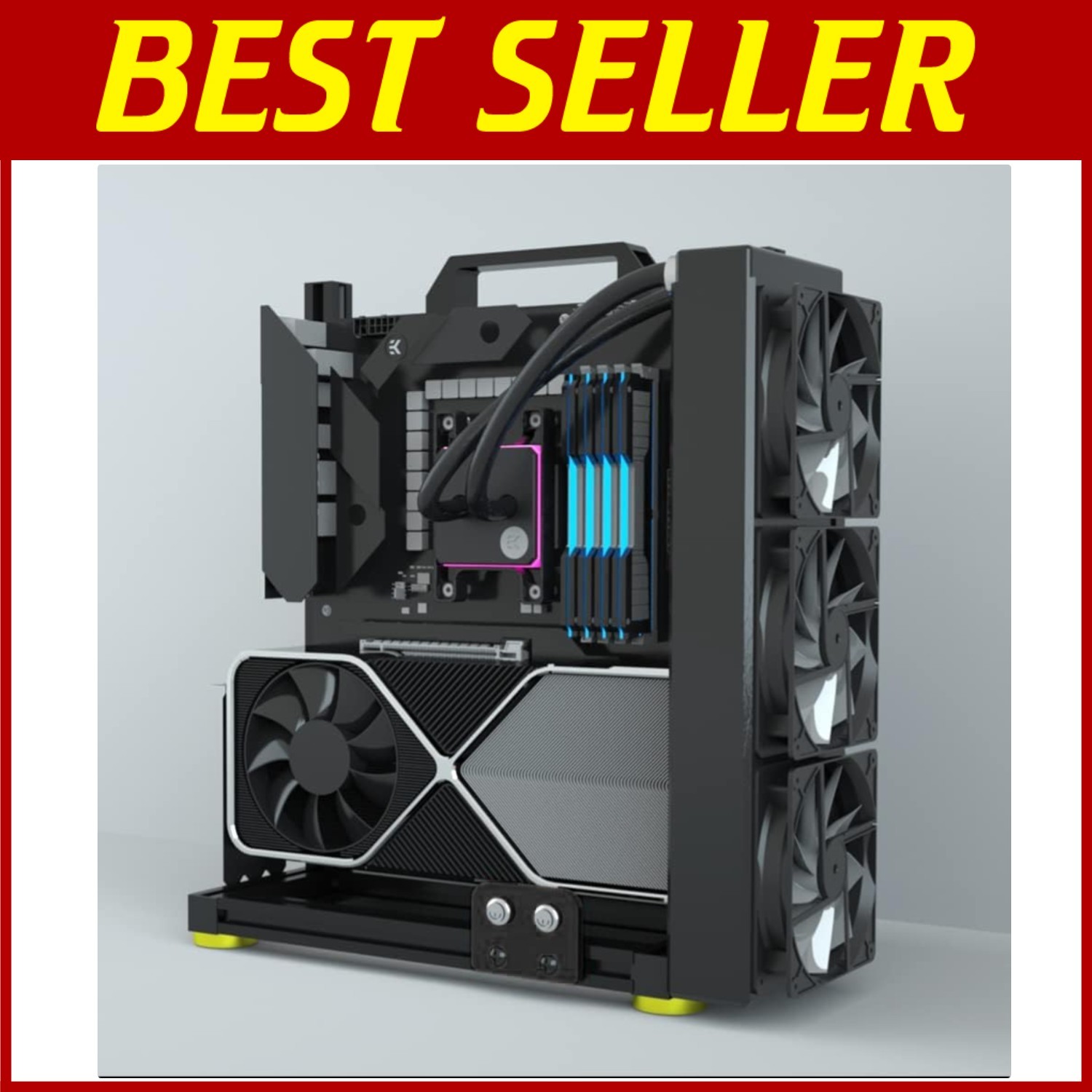 Aluminum Open Air Frame PC Case#