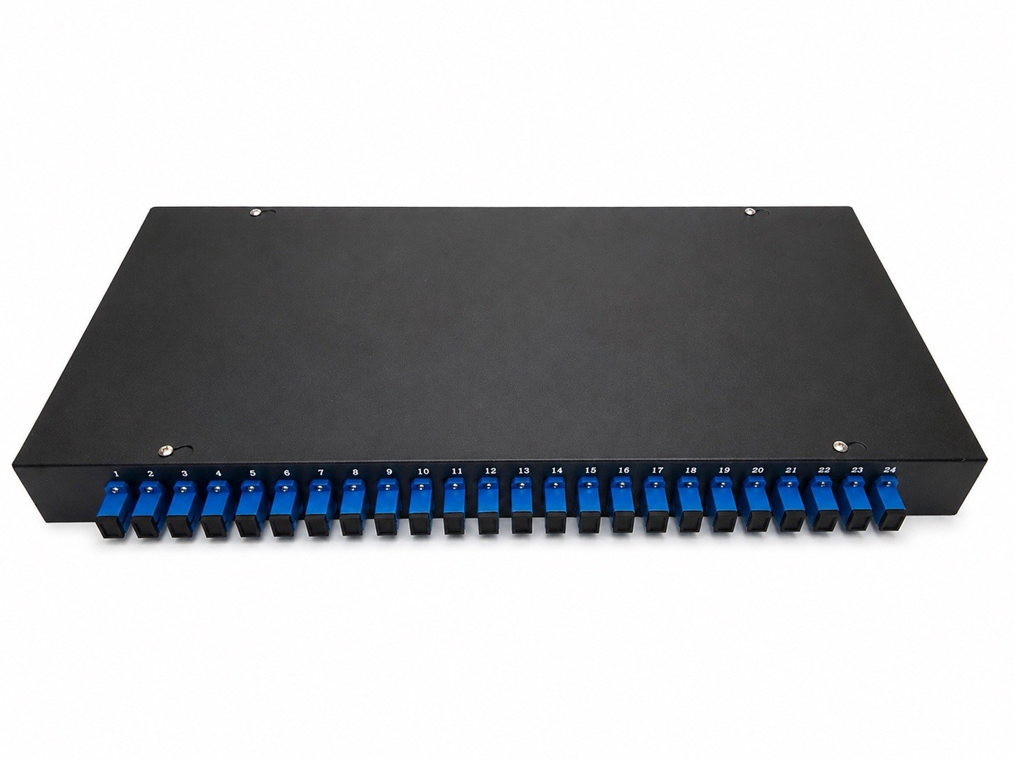 24 Port SC UPC Fiber Optic Terminal Box 24 Core Patch Panel SM/MM Pigtail adapte