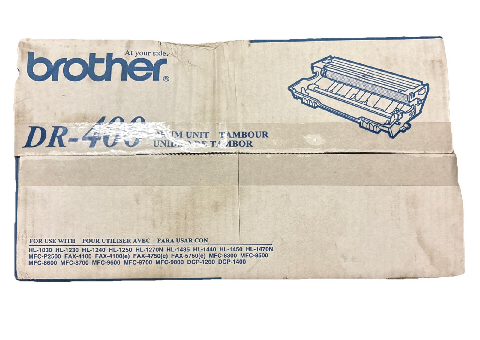 Brother DR400 Black Drum Unit Cartridge New and Sealed