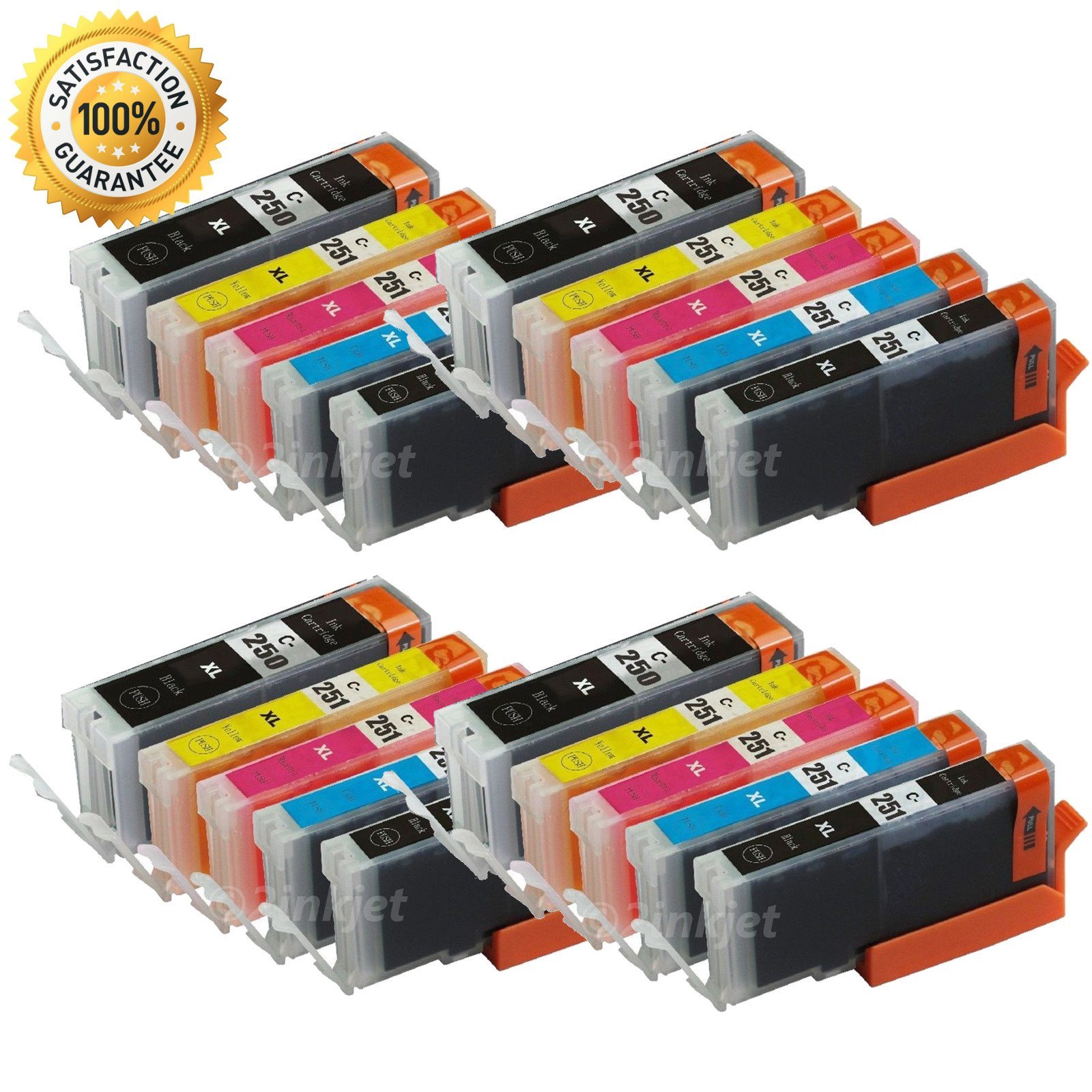 20 Ink Cartridge For Canon  PGI-250XL CLI-251XL Pixma MG5420 MG5520 MX722 MX922
