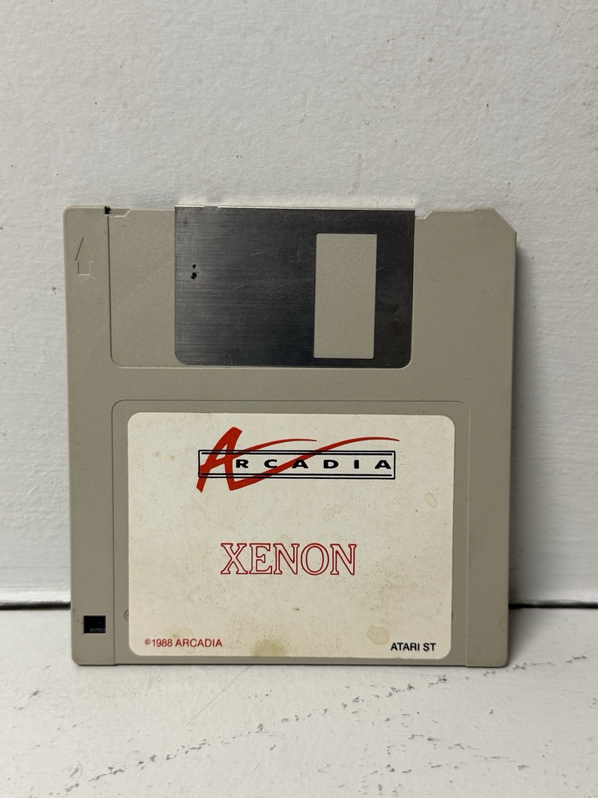 Arcadia Xenon Atari ST 3.5” Floppy Disk 1988 Bitmap Brothers Shoot Em Up