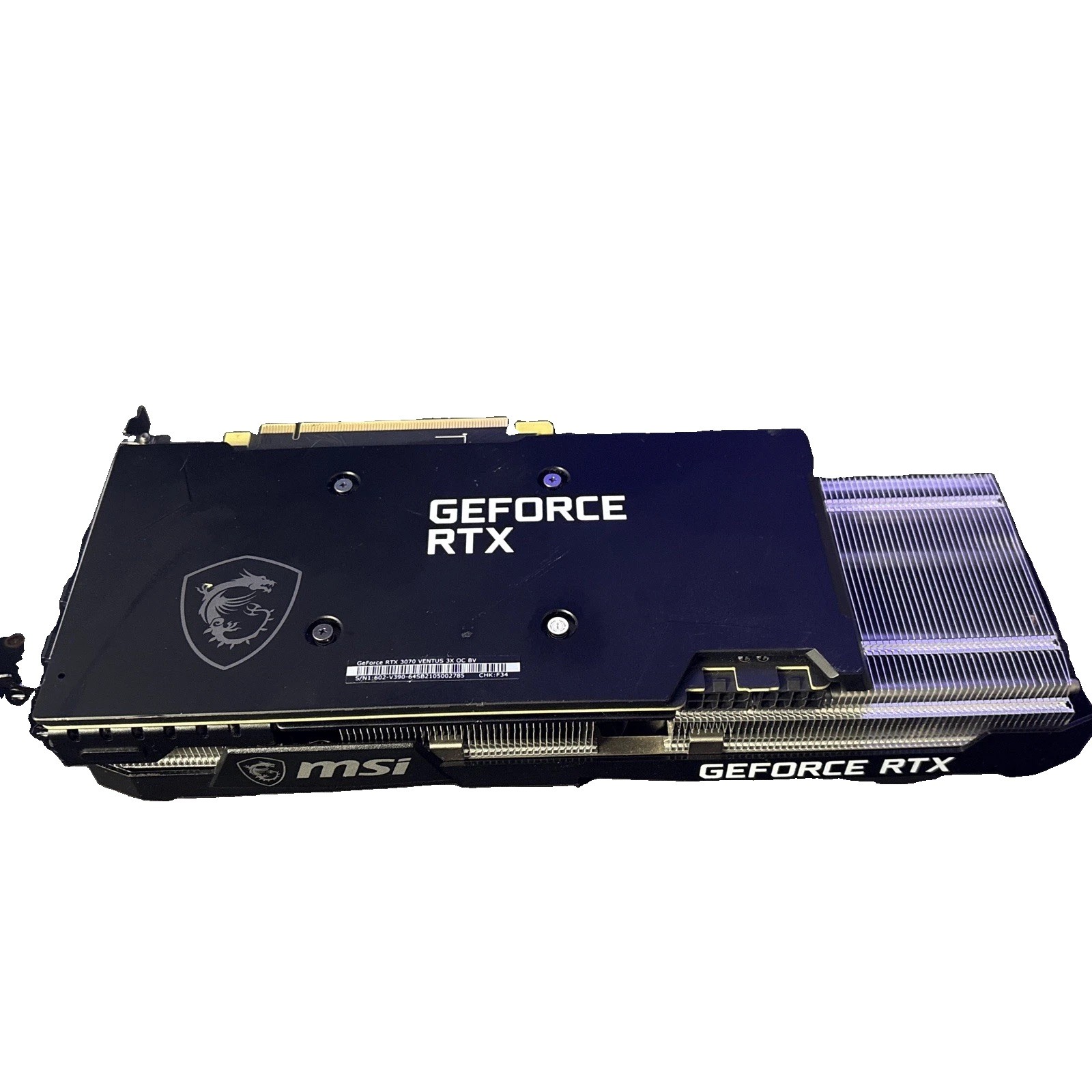 MSI GeForce RTX 3070 VENTUS 3X OC Graphics Card