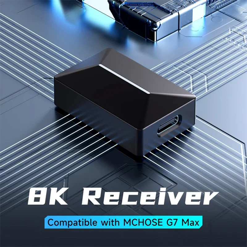 MCHOSE Wireless Mouse USB Receiver Dongle for A5/M7/A7/G7 4K/8K Series