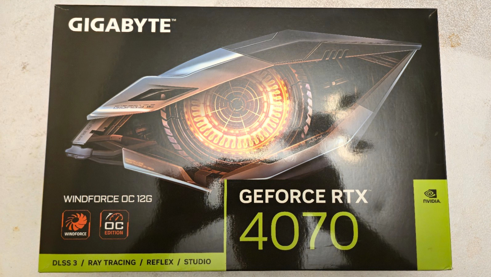 GIGABYTE GeForce RTX 4070 WINDFORCE OC 12GB GDDR6X PCIe 4.0 HDMI/DP