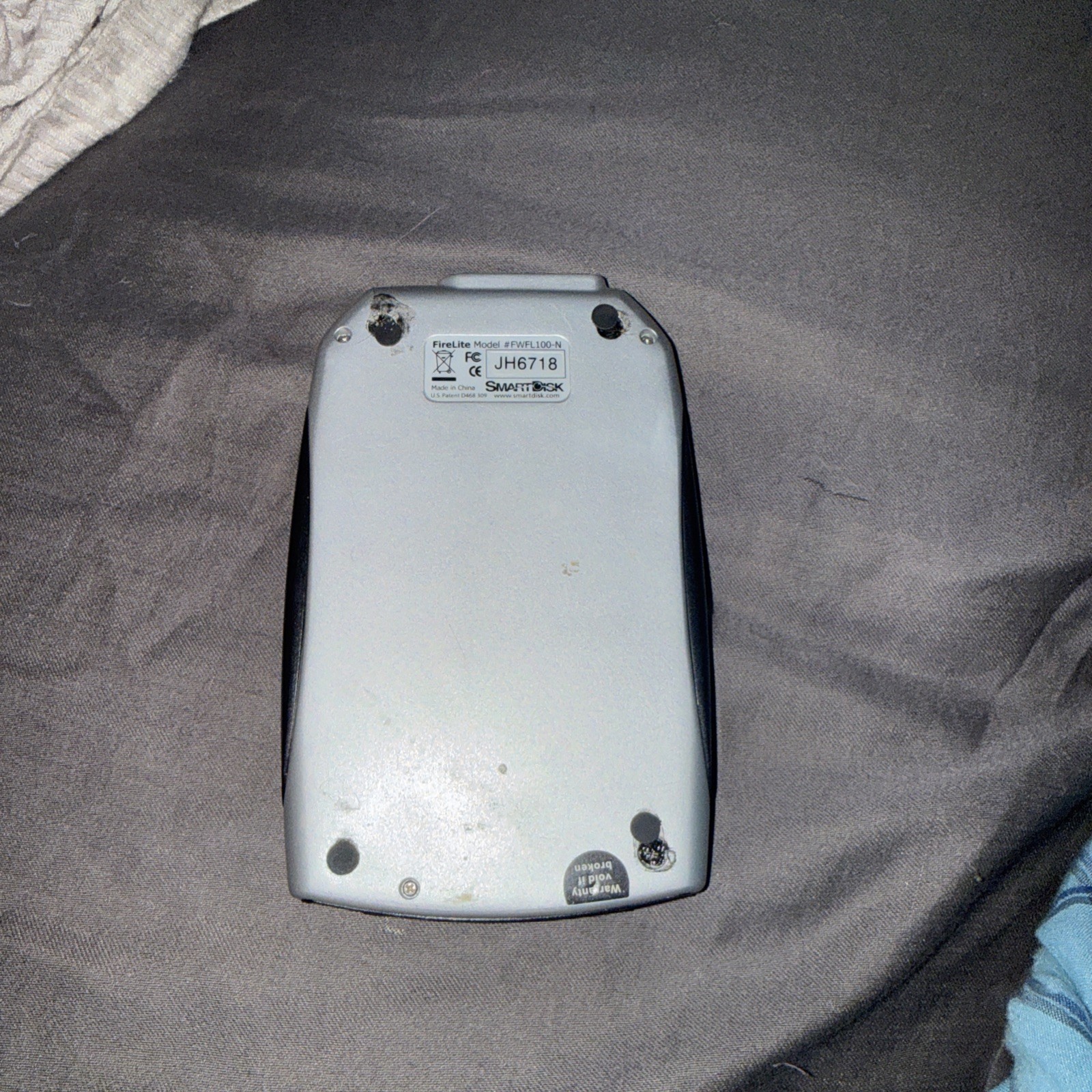 Smartdisk Firelite External Hard Drive 100gb Unit Only Used No Power Supply