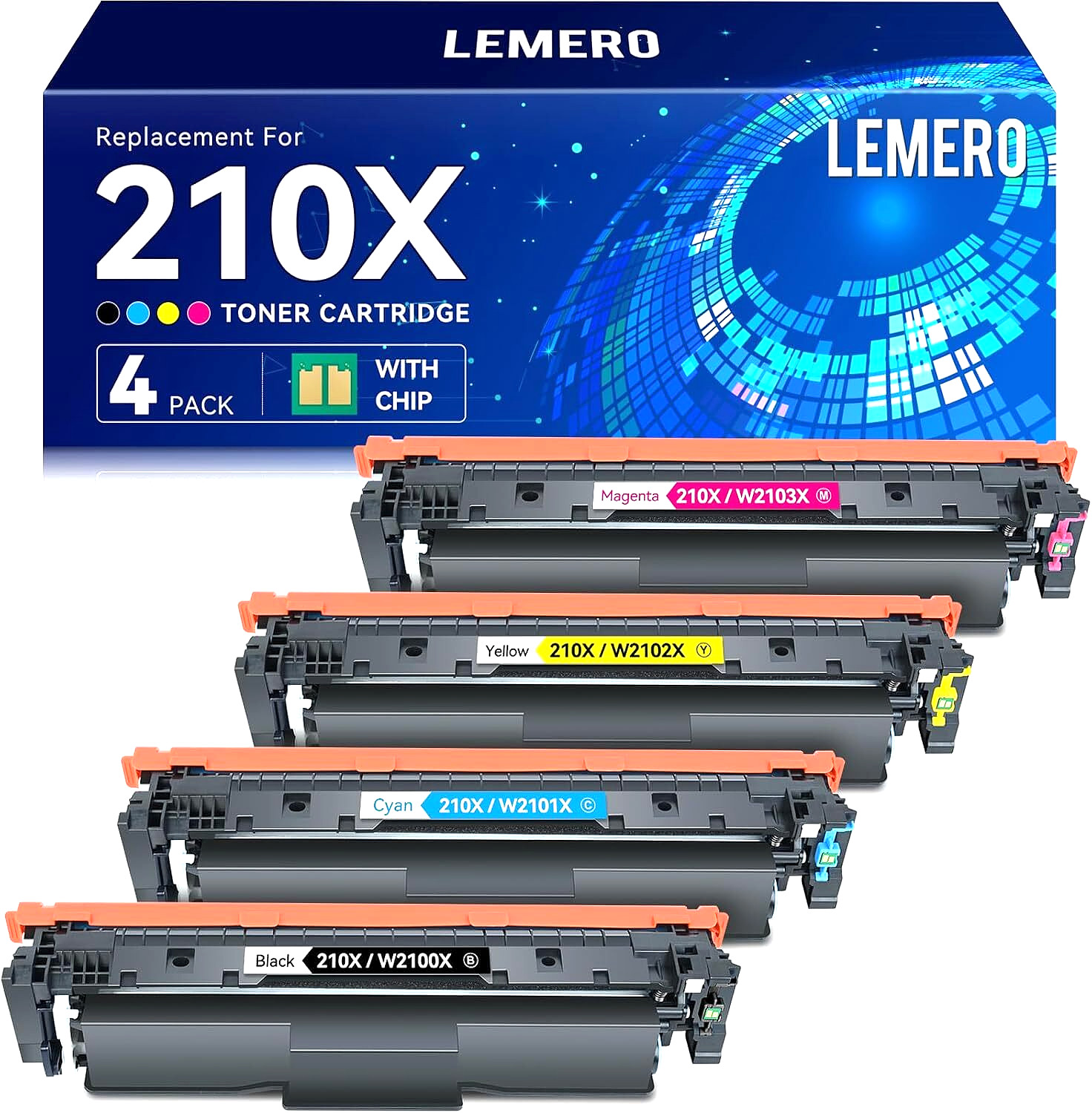 210X / 210A Toner Cartridge for HP Color LaserJet Pro MFP 4301 & 4201 Series