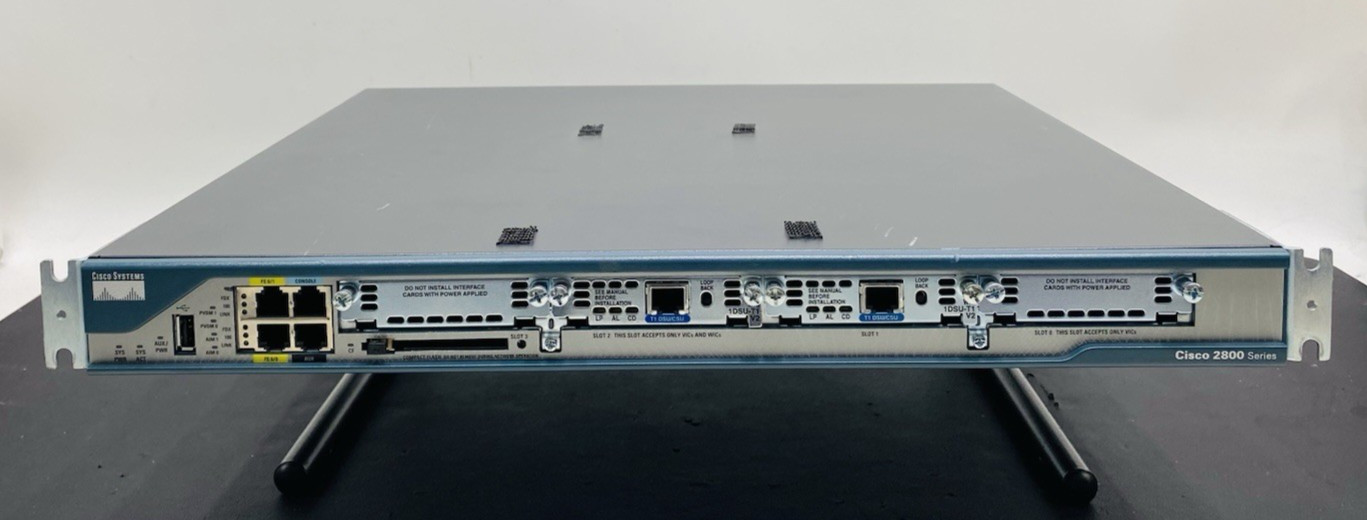 CISCO 2801 Ethernet Integrated Service Router Rack Mountable