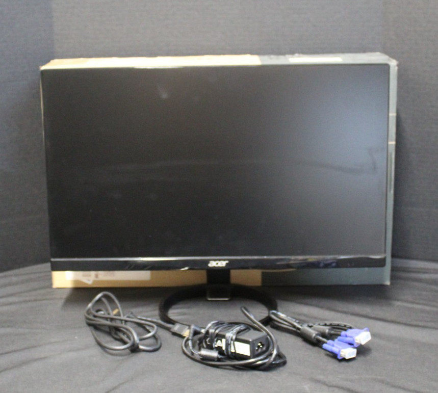 Acer R240HY bidx 23.8" Full HD IPS Monitor Black VGA HDMI 178° View Angle-GradeA